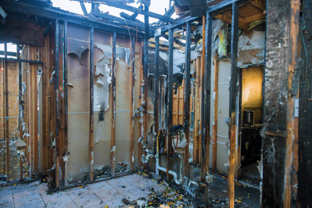 Professional Fire Damage Cleanup technician working in New Prague, MN